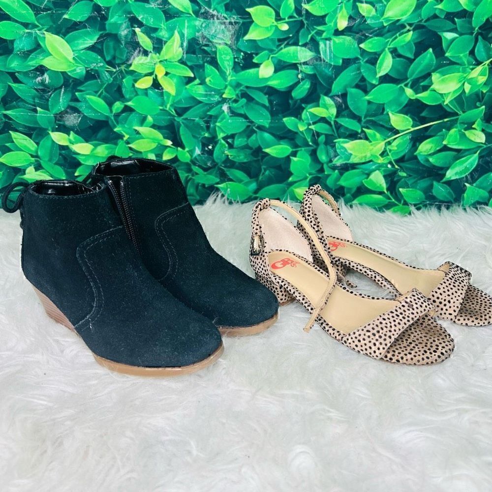 Bundle girls shoes booties / sandals 12